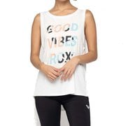 GOOD VIBES RSL244529 WHT Sサイズ [水陸両用 フィットネス ヨガ シャツ レディース]