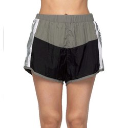 JUMP HIGH METALLIC SHORTS RPT244505 BLK Mサイズ [フィットネス ヨガ ショートパンツ レディース]