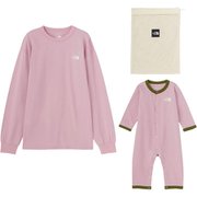 CRロングスリーブティーアンドベビーロンパースセット NTM82301 モーブ MO [アウトドア カットソー ユニセックス]