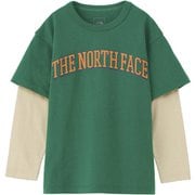 LTSピカティー LTS Pika Tee NTJ82336 TNFグリーン TG 110サイズ [アウトドア トップス 長袖 キッズ]
