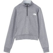 サーマルバーサグリッドハーフジップ NLW72476 ミックスグレー Z Mサイズ [ランニングウェア ジャージ レディース]
