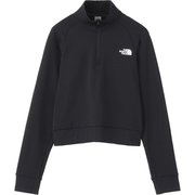 サーマルバーサグリッドハーフジップ NLW72476 ブラック K Mサイズ [ランニングウェア ジャージ レディース]