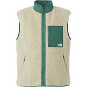 リバーシブルエクストリームパイルベスト NP72431 オートミール×TNFグリーン OG Sサイズ [アウトドア ベスト ユニセックス]