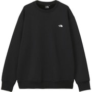 スモールロゴヘザースウェットクルー Small Logo Heather Sweat Crew NT62337 ブラック2 K2 Mサイズ [アウトドア スウェット ユニセックス]