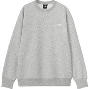 スモールロゴヘザースウェットクルー Small Logo Heather Sweat Crew NT62337 ミックスグレー2 Z2 Mサイズ [アウトドア スウェット ユニセックス]