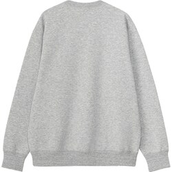 完売品！新品NT62337 スモールロゴヘザースウェットクルーMミックスグレー2 ザ・ノース・フェイス THE NORTH FACE メンズ スウェット