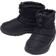 ヌプシ ブーティ ロゴ ショート K Nuptse Bootie Logo Short NFJ52280 TNFブラック×TNFブラック KK 18cm [防寒ブーツ キッズ]