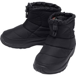 ヌプシ ブーティ ロゴ ショート K Nuptse Bootie Logo Short NFJ52280 TNFブラック×TNFブラック KK 22cm [防寒ブーツ キッズ]