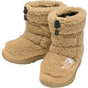 ヌプシ ブーティ VII フリース K Nuptse Bootie VII Fleece NFJ52373 ケルプタン×ケルプタン2 KE 18cm [防寒ブーツ キッズ]