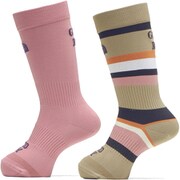 フリー ラン ライト 2P クルー K Free Run Light 2P Crew NNJ82402 ダスティーローズ×タンボーダー DT JLサイズ(19-21cm) [ソックス キッズ]