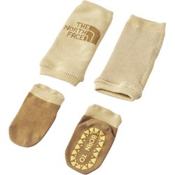 ヌプシ レッグ ウォーマー&ソックス セット Baby Nuptse Leg Warmer & Socks Set NNB82410 グラベル G BSサイズ(10-12cm) [アウトドア 小物 ベビー]