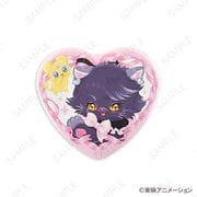 ふたりはプリキュア×Ms LUTRA コラボ ハート型缶バッジ キュアブラック