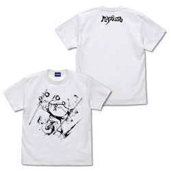 NARUTO -ナルト- 疾風伝 Tシャツ うずまきナルト 墨絵 Ver. WHITE Lサイズ