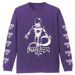 ドラゴンボールZ 袖リブロングスリーブTシャツ フリーザ VIOLET PURPLE Mサイズ