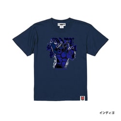 キン肉マン Tシャツ TOHOKU 難攻不落の鉄騎兵 インディゴ Lサイズ