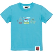 キン肉マン キッズTシャツ 超人師弟コンビ アクアブルー 100cm