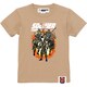 キン肉マン キッズTシャツ TOHOKU ソルジャーチーム ライトベージュ 100cm