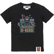 キン肉マン キッズTシャツ TOHOKU ステカセハイスコア ブラック 100cm