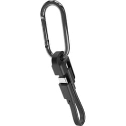 USB-C to C ケーブル カラビナ付き ブラック TH330CC01K