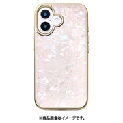 UNI-CSIP24M-0GSPN [Glass Shell Case for iPhone 16 （pink）]