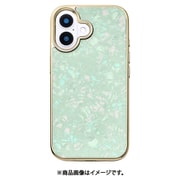 UNI-CSIP24M-0GSMT [Glass Shell Case for iPhone 16 （mint）]