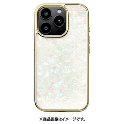 UNI-CSIP24MP-0GSGD [Glass Shell Case for iPhone 16 Pro （gold）]