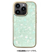 UNI-CSIP24MP-0GSMT [Glass Shell Case for iPhone 16 Pro （mint）]