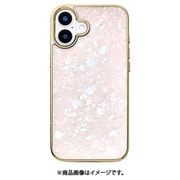 UNI-CSIP24L-0GSPN [Glass Shell Case for iPhone 16 Plus （pink）]