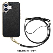 UNI-CSIP24M-2CBBK [Cross Body Case Duo for iPhone 16 （black）]