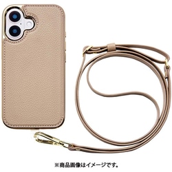 UNI-CSIP24M-2CBGG [Cross Body Case Duo for iPhone 16 （greige）]