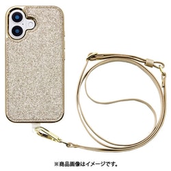 UNI-CSIP24M-2CBPG [Cross Body Case Duo for iPhone 16 （prism gold）]