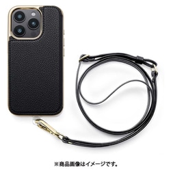 UNI-CSIP24MP-2CBBK [Cross Body Case Duo for iPhone 16 Pro （black）]