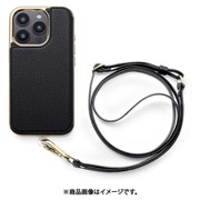 UNI-CSIP24MP-2CBBK [Cross Body Case Duo for iPhone 16 Pro （black）]