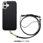 UNI-CSIP24L-2CBBK [Cross Body Case Duo for iPhone 16 Plus （black）]