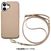 UNI-CSIP24L-2CBGG [Cross Body Case Duo for iPhone 16 Plus （greige）]