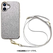 UNI-CSIP24L-2CBSS [Cross Body Case Duo for iPhone 16 Plus （shine silver）]