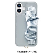 UNI-CSIP24L-2CSPB [Classy Scrunchie Case for iPhone 16 Plus （pale blue）]