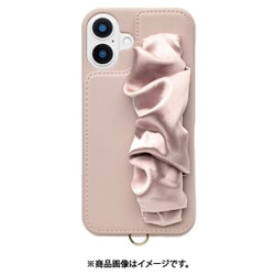 UNI-CSIP24L-2CSPK [Classy Scrunchie Case for iPhone 16 Plus （pink）]
