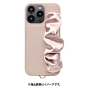 UNI-CSIP24LP-2CSPK [Classy Scrunchie Case for iPhone 16 Pro Max （pink）]