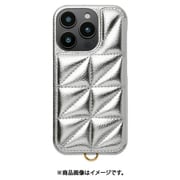 UNI-CSIP24MP-2TPSV [Triangle Puffy Case for iPhone 16 Pro （silver）]