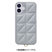UNI-CSIP24L-2TPPB [Triangle Puffy Case for iPhone 16 Plus （pale blue）]