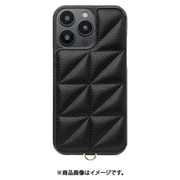 UNI-CSIP24LP-2TPBK [Triangle Puffy Case for iPhone 16 Pro Max （black）]