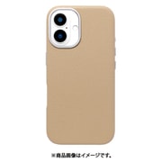 UNI-CSIP24M-2MPBE [Mag Plain Case for iPhone 16 （beige）]