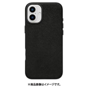 UNI-CSIP24M-2MPBK [Mag Plain Case for iPhone 16 （black）]