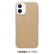 UNI-CSIP24L-2MPBE [Mag Plain Case for iPhone 16 Plus （beige）]