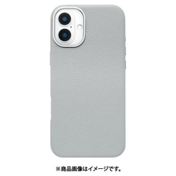 UNI-CSIP24L-2MPGY [Mag Plain Case for iPhone 16 Plus （gray）]