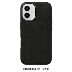UNI-CSIP24L-2MPBK [Mag Plain Case for iPhone 16 Plus （black）]