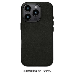 UNI-CSIP24LP-2MPBK [Mag Plain Case for iPhone 16 Pro Max （black）]