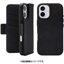UNI-CSDIP24M-2MFBK [2Way Mag Flip Case for iPhone 16 （black）]