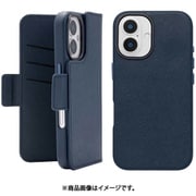 UNI-CSDIP24M-2MFNV [2Way Mag Flip Case for iPhone 16 （navy）]